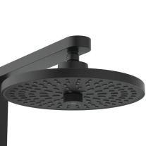 Coloană de duș termostatată Ideal Standard Ceratherm Alu+, 2 jeturi, negru mat